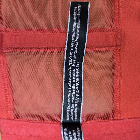 Victoria's Secret Very Sexy Bustier Bra Sz S Red Lace Coquette Whimsigoth - Picture 10 of 10